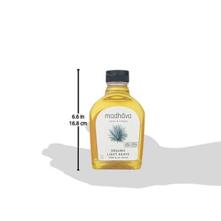 Madhava Madhava Organic Golden Light Agave Nectar 23.5 oz. Bottle, PK6 11235-6